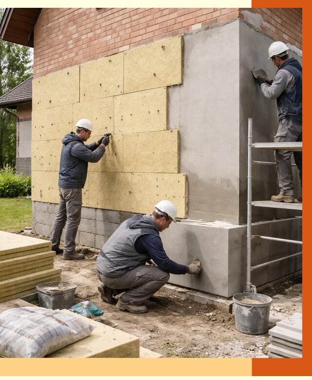 Утепление частного дома в чайковском под ключ от 7591 руб/м2 — недорого | ТепломастерЧкв