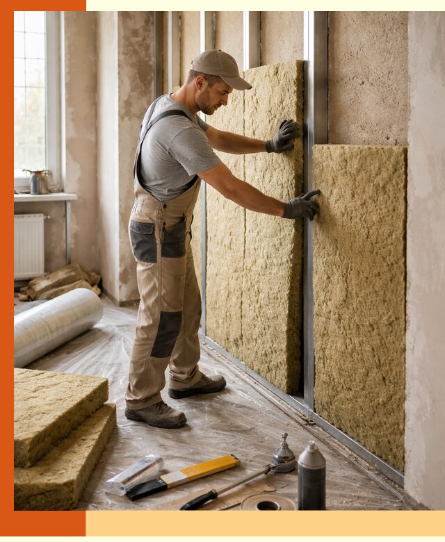 Утепление квартиры в чайковском — комплексная теплоизоляция стен и полов