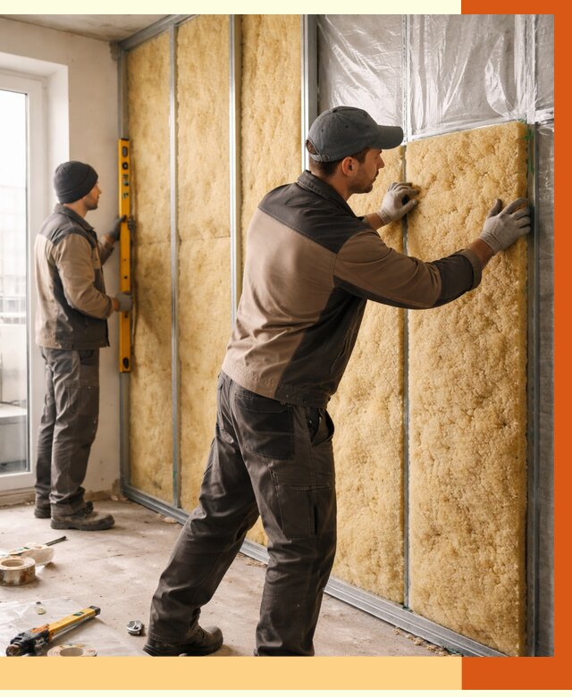 Утепление квартиры изнутри в чайковском от 4403 руб. за м2 | Проф. работы ТепломастерЧкв