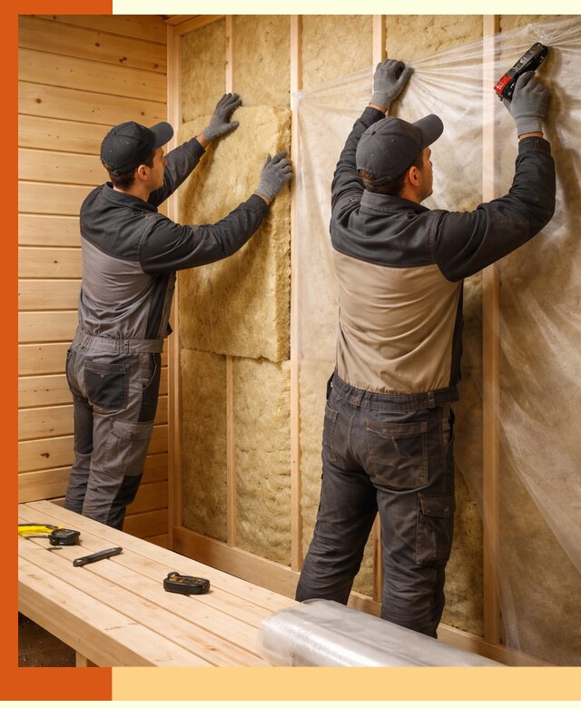 Профессиональное утепление сауны в чайковском с гарантиями качества