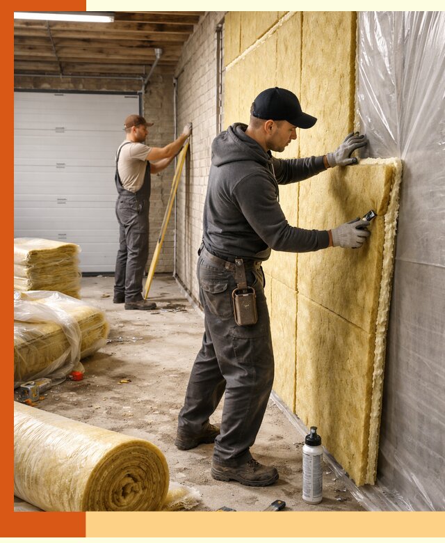 Утепление гаража под ключ в чайковском — все виды теплоизоляции