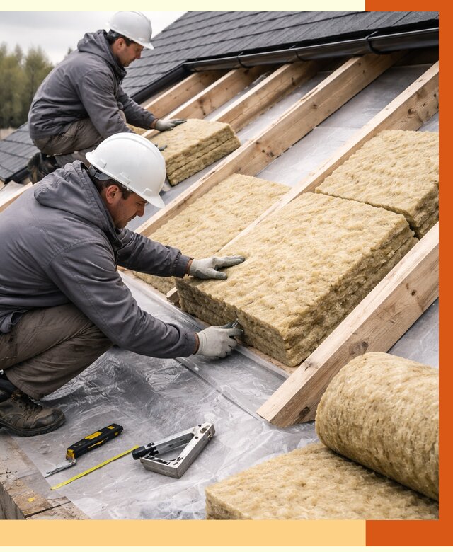 Утепление крыши в чайковском от 1872 руб./м2 — комплексное утепление кровли | ТепломастерЧкв