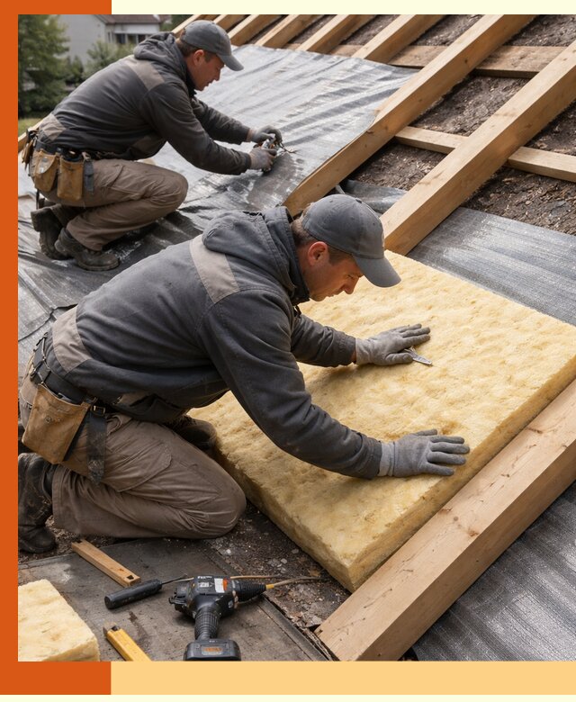 Профессиональное утепление крыши в чайковском качественно и надежно