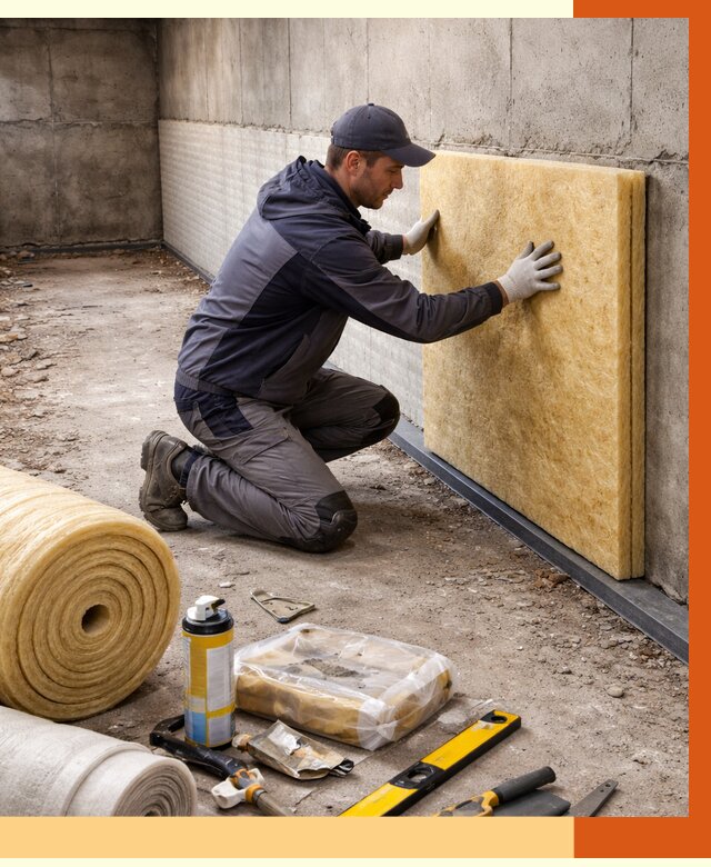 Утепление фундамента изнутри в чайковском от 4251 руб./м2 — работы под ключ | ТепломастерЧкв