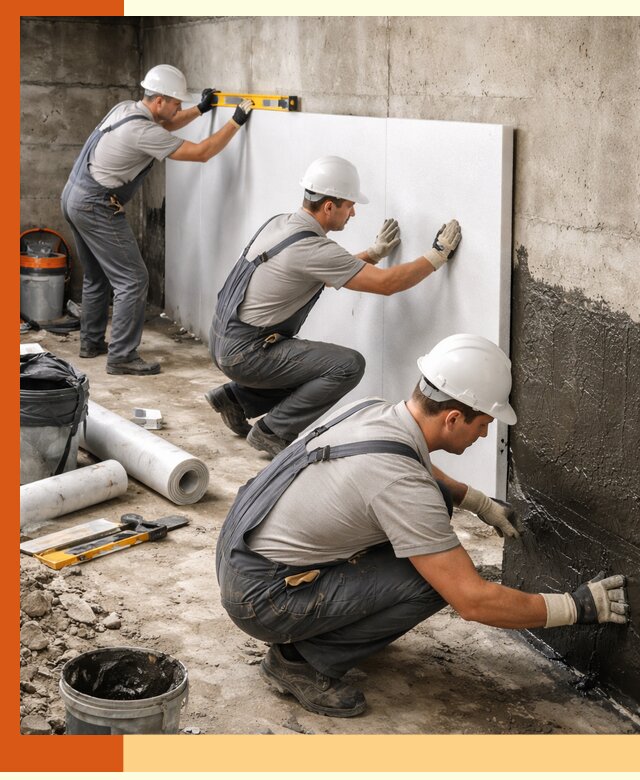 Утепление фундамента изнутри профессионально в чайковском