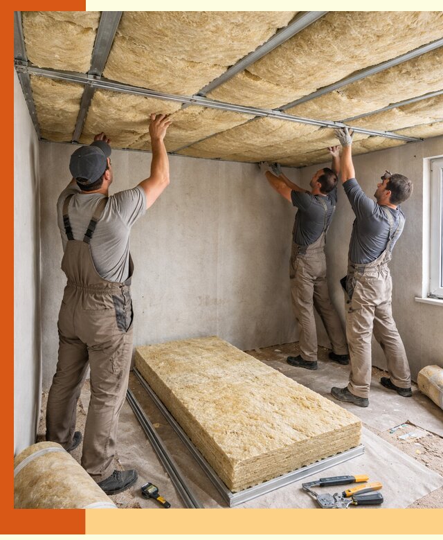 Утепление потолка в чайковском — тепло и без сквозняков