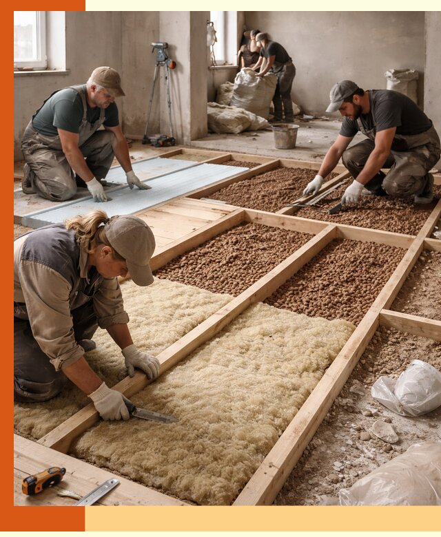 Утепление перекрытий жилых и промышленных зданий в чайковском