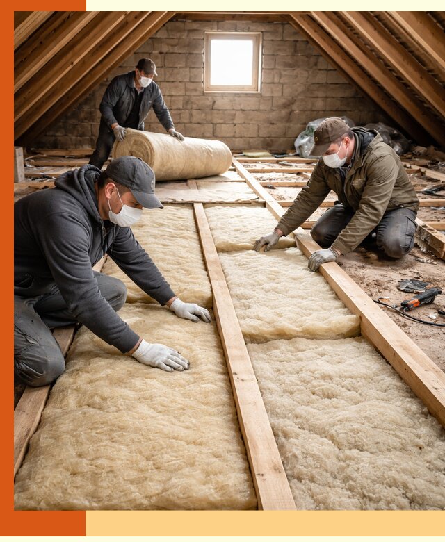 Утепление чердака в чайковском — профессиональная теплоизоляция кровли