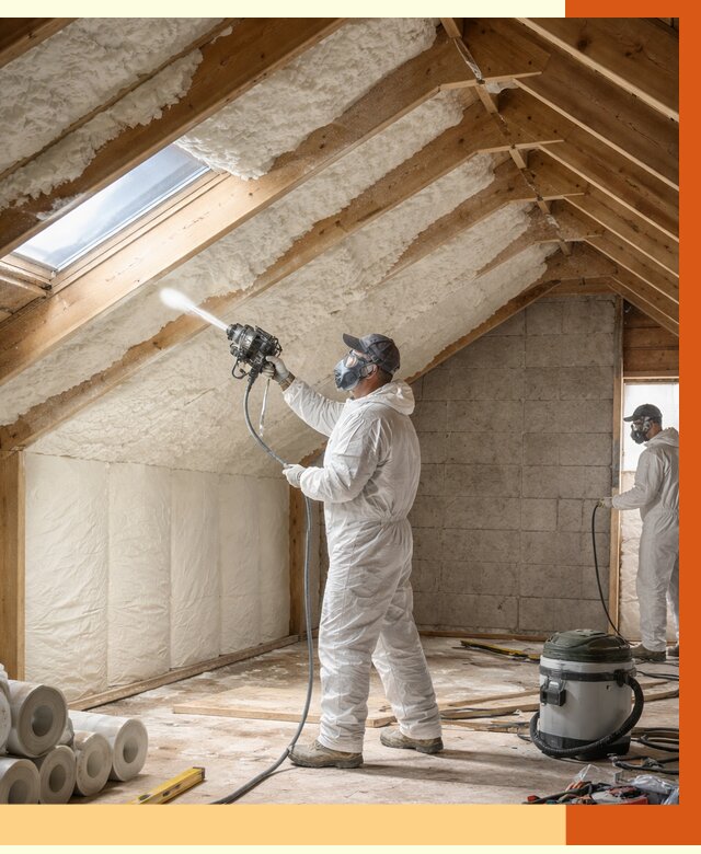 Утепление мансарды ППУ в чайковском от 2783 руб./м² — заказать под ключ | ТепломастерЧкв