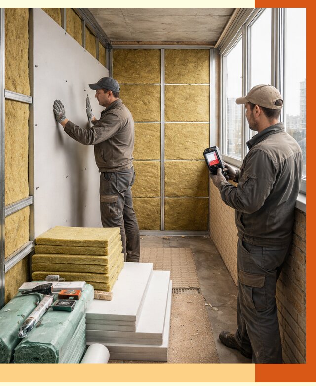 Утепление балкона в чайковском от 4554 руб. под ключ | ТепломастерЧкв