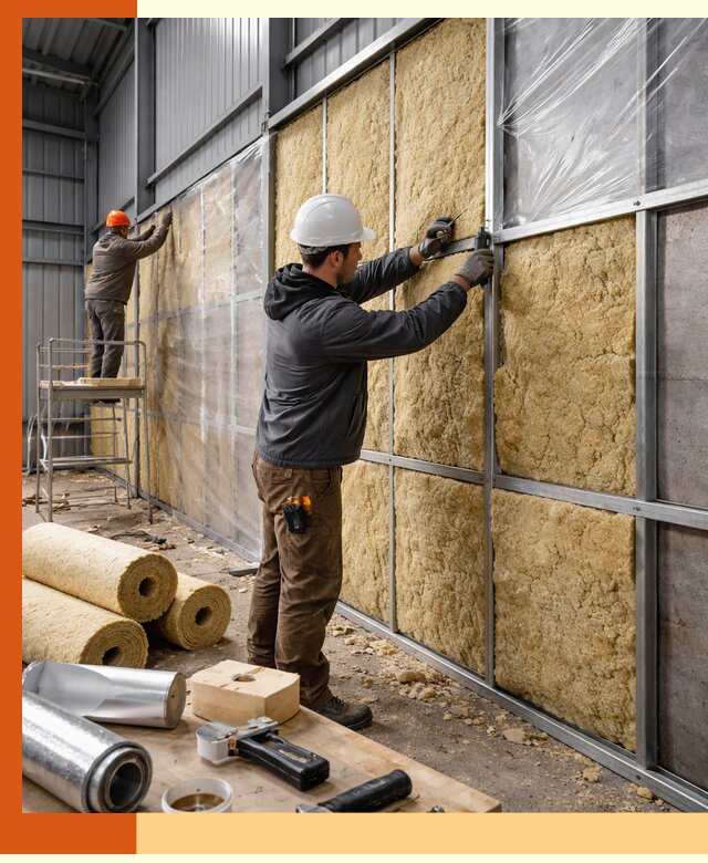 Утепление ангара в чайковском — профессиональная теплоизоляция помещений