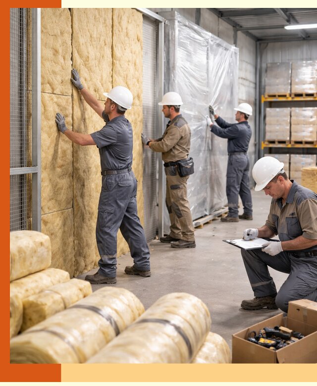 Утепление склада готовой продукции в чайковском качественно и быстро