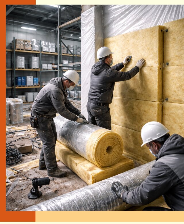 Утепление склада химсырья в чайковском: безопасная и эффективная изоляция