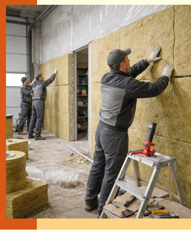 Утепление автосервиса и мастерских в чайковском качественно и надёжно