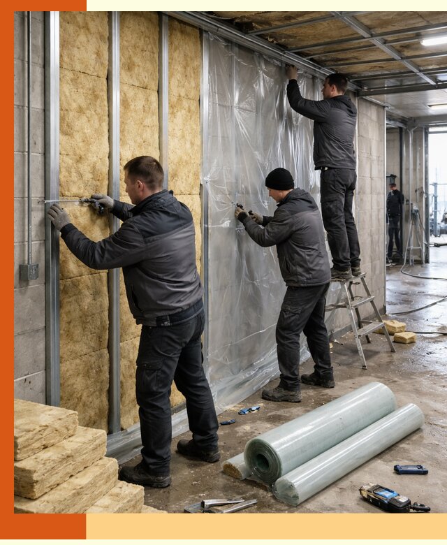 Профессиональное утепление автомойки в чайковском для любого типа помещений