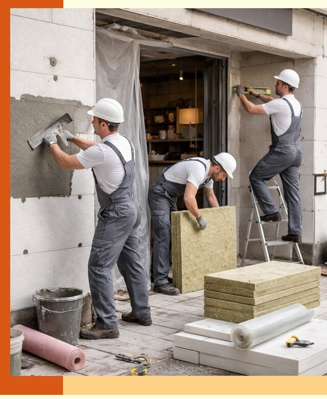 Утепление кафе в чайковском: профессиональная теплоизоляция и монтаж