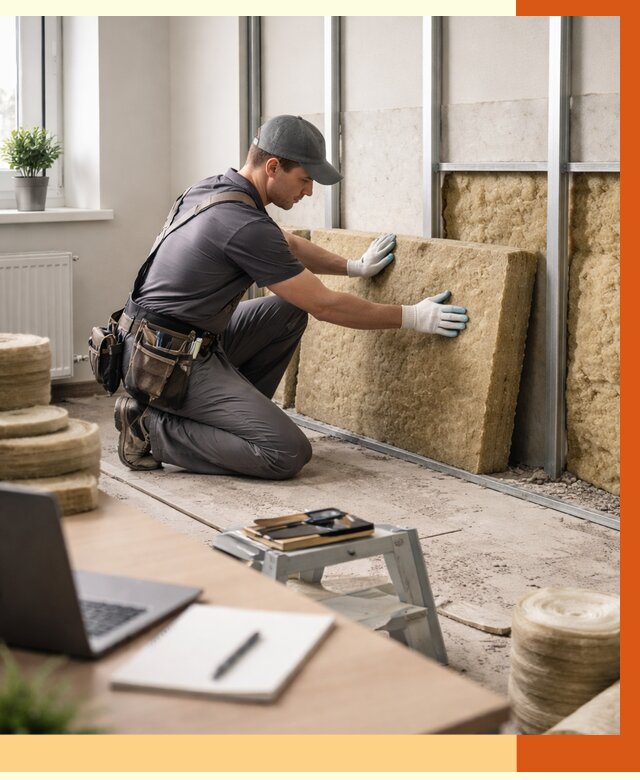 Утепление офиса в чайковском от 4554 руб/м2 — комплексное утепление офиса под ключ | ТепломастерЧкв