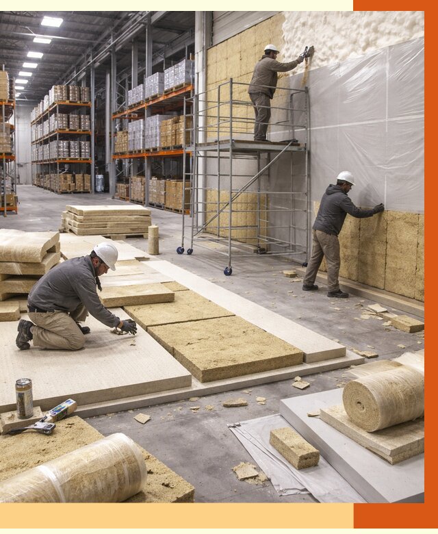 Утепление складского терминала в чайковском от 7591 руб./м² под ключ | ТепломастерЧкв