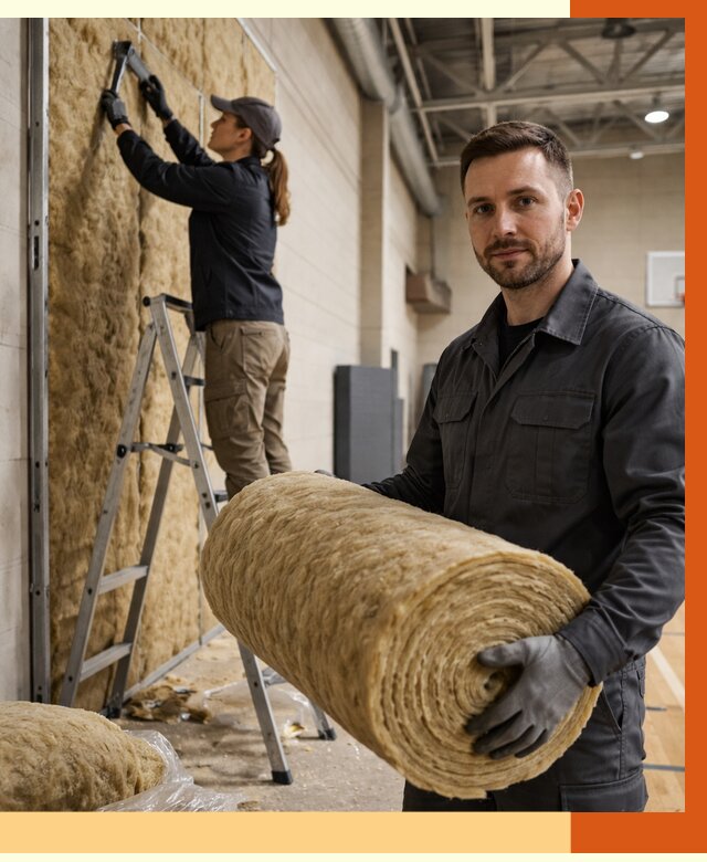 Утепление спортзала в чайковском от 7591 руб/м2 — комплексное утепление под ключ | ТепломастерЧкв