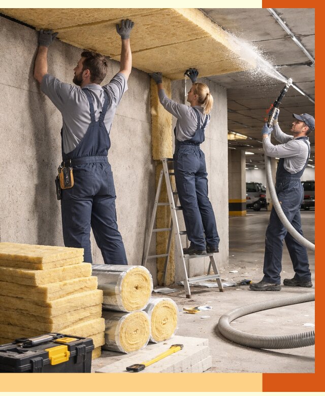 Утепление паркинга в чайковском от 6882 руб./м2 — работы под ключ | ТепломастерЧкв