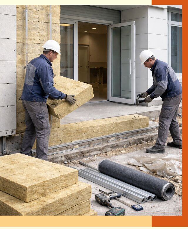 Утепление медицинского центра в чайковском под ключ от 12651 руб./м² | ТепломастерЧкв