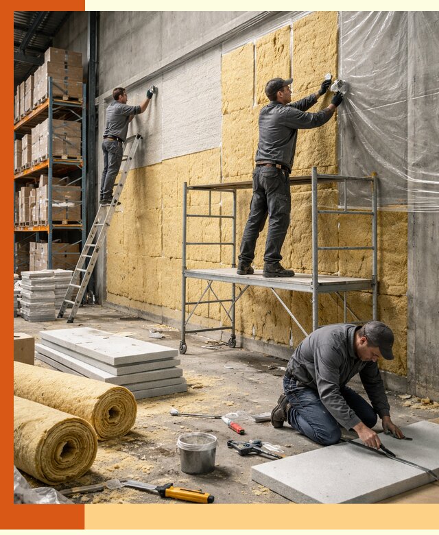 Утепление холодного склада под ключ в чайковском