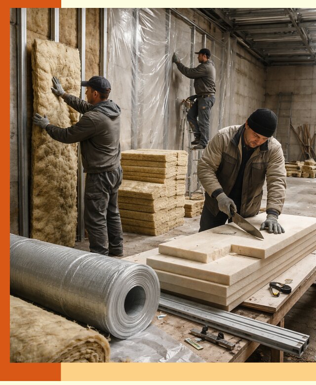 Утепление торгового склада в чайковском с энергоэффективными решениями