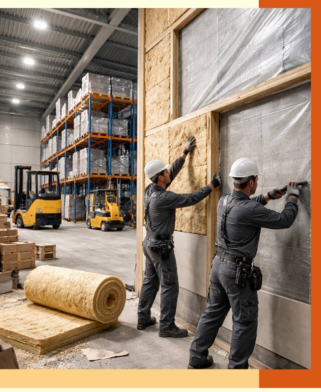 Утепление склада с техникой в чайковском от 4251 руб./м2 — комплексно под ключ | ТепломастерЧкв