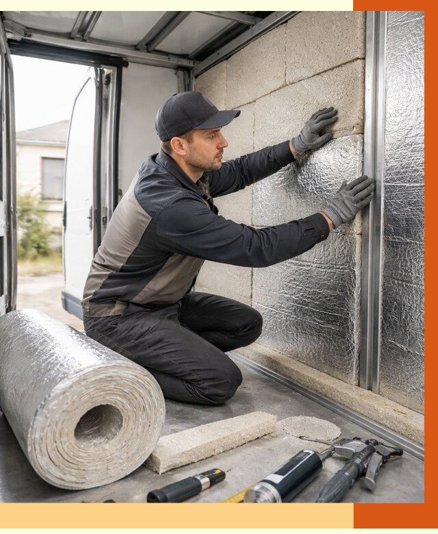 Утепление фургона рефрижератора в чайковском от 12651 руб./м² под ключ | ТепломастерЧкв