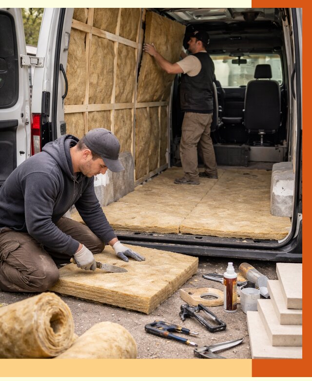 Утепление кемпера в чайковском под ключ от 12145 руб. — профессионально | ТепломастерЧкв