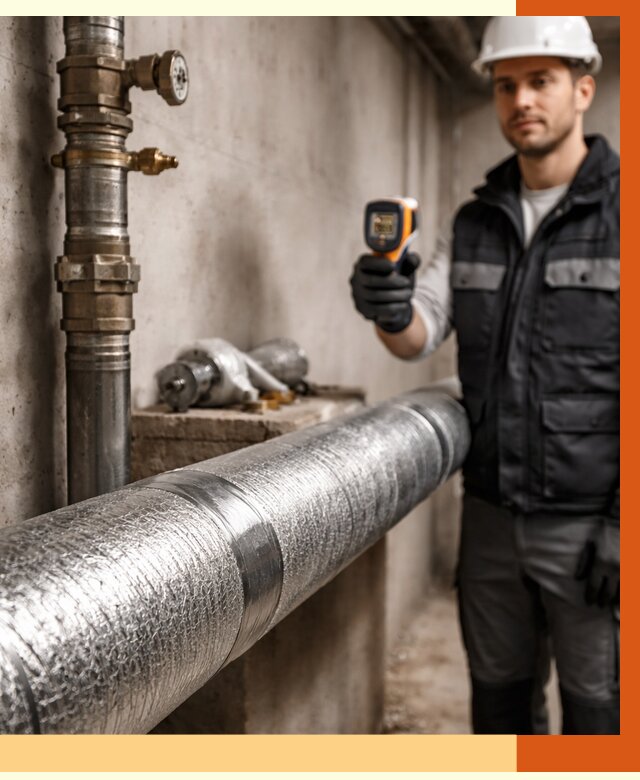 Утепление труб водоснабжения в чайковском от 8603 руб. за м² — услуги ТепломастерЧкв