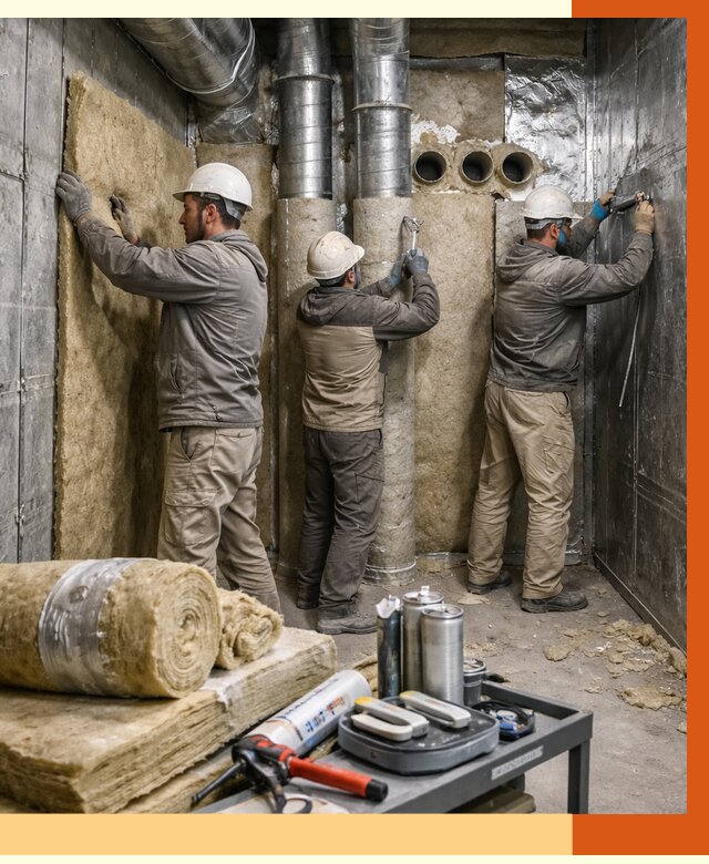 Утепление венткамеры в чайковском под ключ от 1468 руб. — профессионально | ТепломастерЧкв