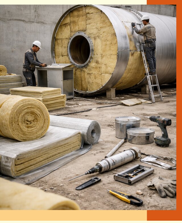 Утепление резервуара с топливом в чайковском от 27833 руб. под ключ | ТепломастерЧкв