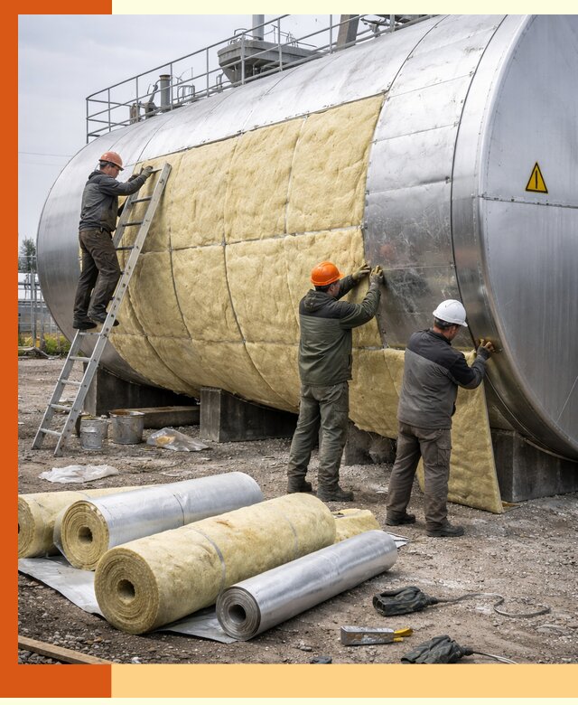Утепление резервуаров с топливом в чайковском надежно и экономично