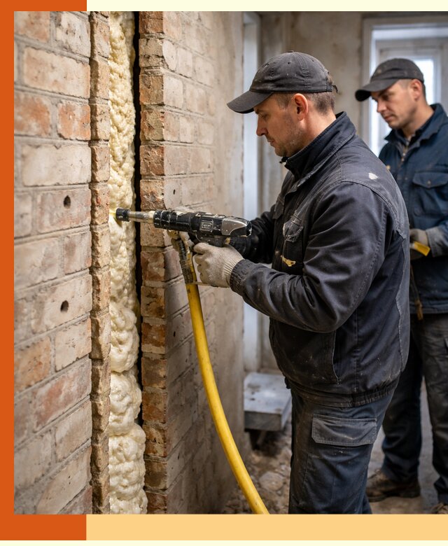 Межстеновое утепление пенополиуретаном в чайковском