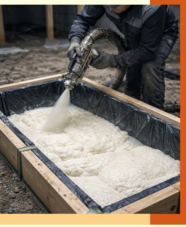 Заливка ППУ в формы в чайковском от 2530 руб. — утепление форм под ключ | ТепломастерЧкв