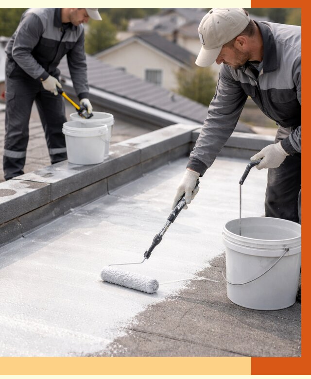 Утепление кровли жидкой теплоизоляцией в чайковском от 2176 руб./м2 | ТепломастерЧкв