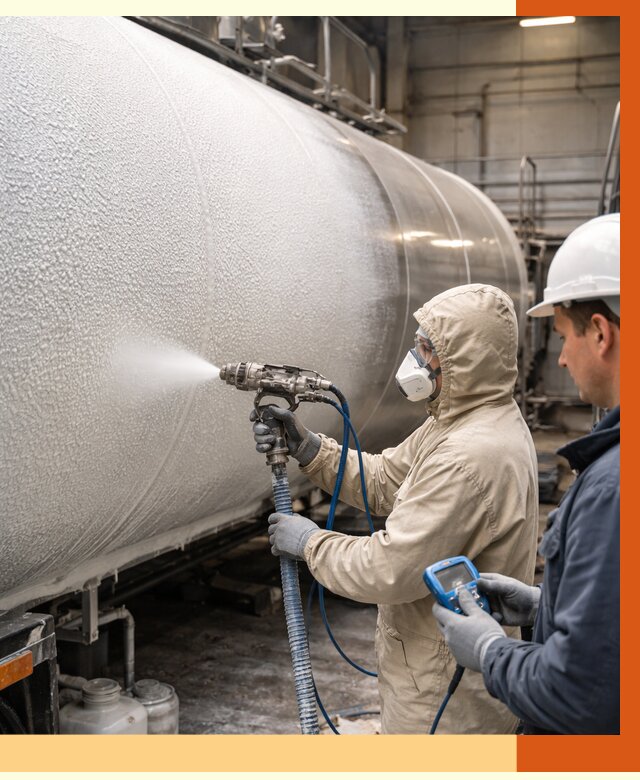 Утепление автоцистерны жидкой теплоизоляцией в чайковском от 14675 руб. под ключ | ТепломастерЧкв