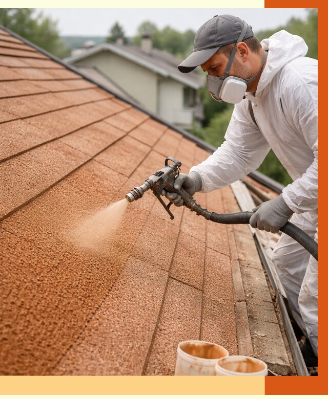 Утепление кровли жидкой пробкой в чайковском от 2733 руб./м² под ключ | ТепломастерЧкв