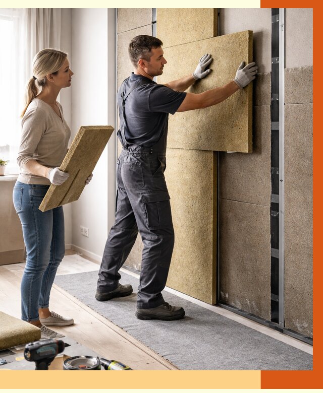 Профессиональная шумоизоляция квартиры в чайковском от 7591 руб. за м2 | ТепломастерЧкв