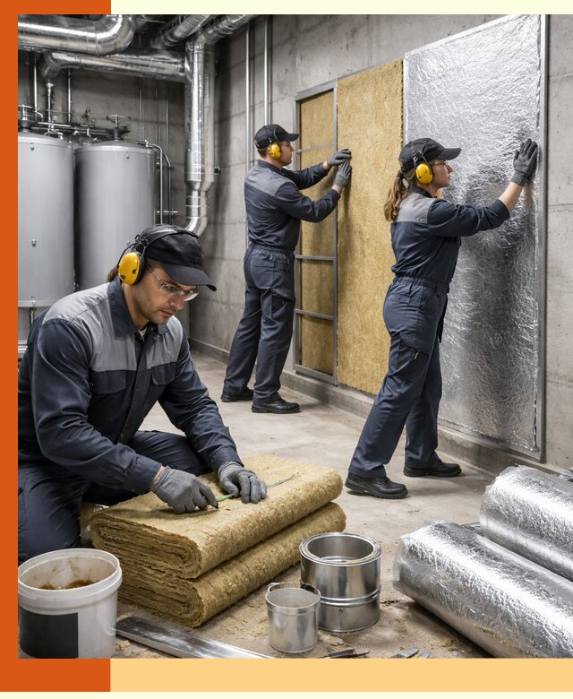 Шумоизоляция котельной в чайковском: профессиональный монтаж и материалы