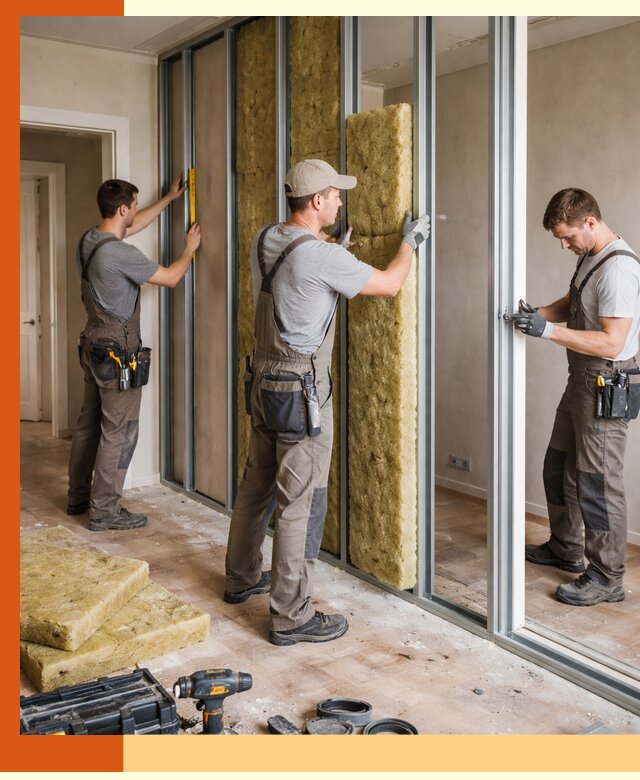 Шумоизоляция межкомнатных перегородок в чайковском эффективно и надёжно