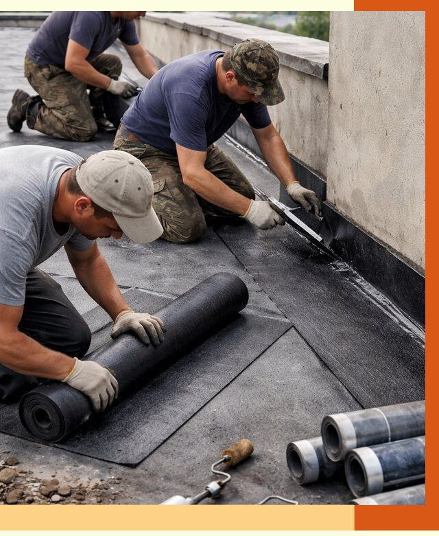 Гидроизоляция кровли в чайковском от 4554 руб. — профессиональная гидроизоляция крыши | ТепломастерЧкв