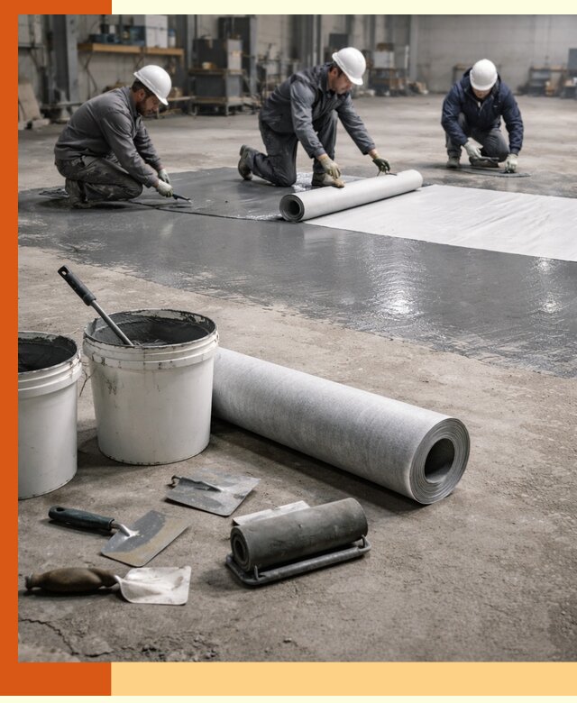 Гидроизоляция промышленного пола в чайковском — защита и долговечность