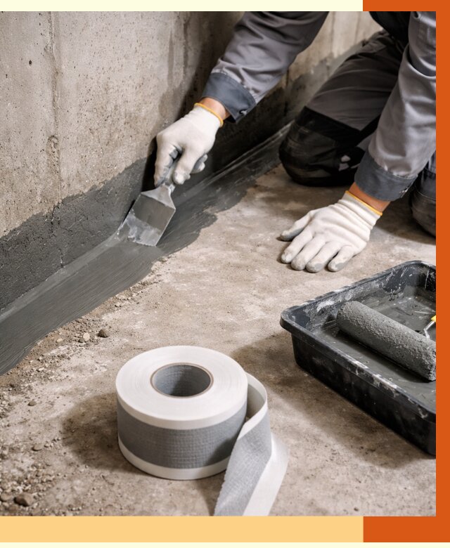 Гидроизоляция швов и герметизация стыков в чайковском от 1265 руб. | ТепломастерЧкв