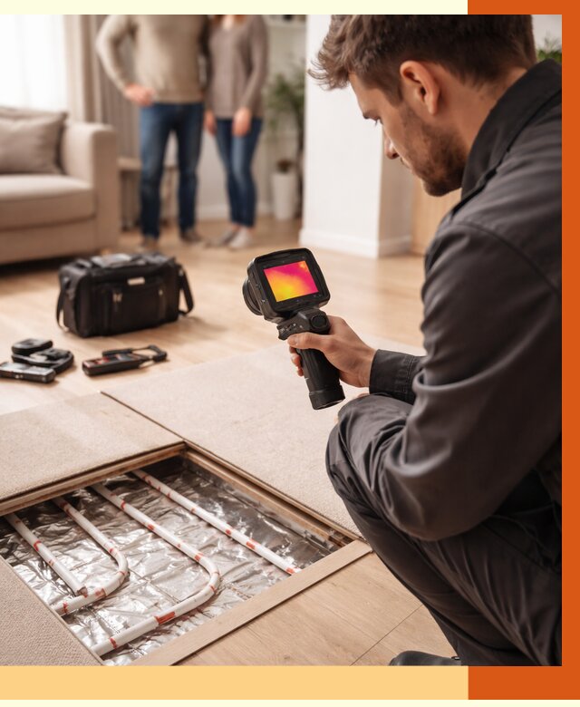 Тепловизионное обследование теплого пола в чайковском от 4554 руб. — ТепломастерЧкв