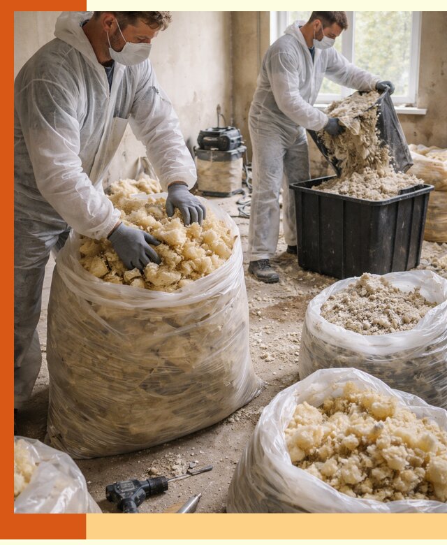 Утилизация старого утеплителя в чайковском быстро и безопасно